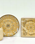 Lot de 20 Serviettes papier bandana beige