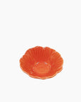 Coupelle Fleur orange Ø15H6CM