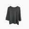 PULL MANCHE 3/4 -GRIS FONCE