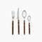 Set de 4 couverts Gustave moka