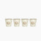 Set de 4 gobelets Ex-voto doré