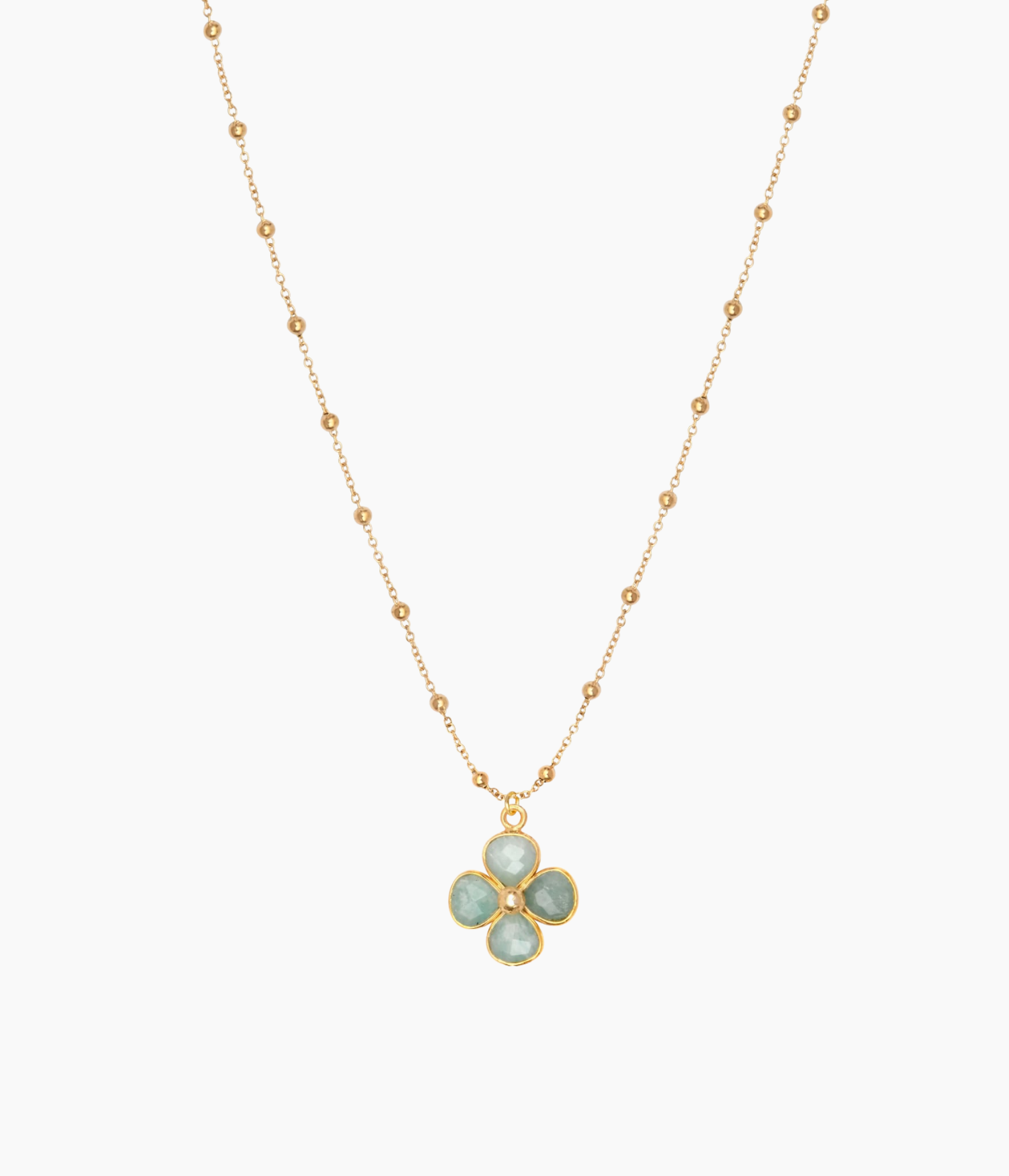 COLLIER MARGUERITE AMAZONITE