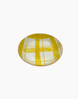 ASSIETTE CREUSE ECOSSAIS - YELLOW