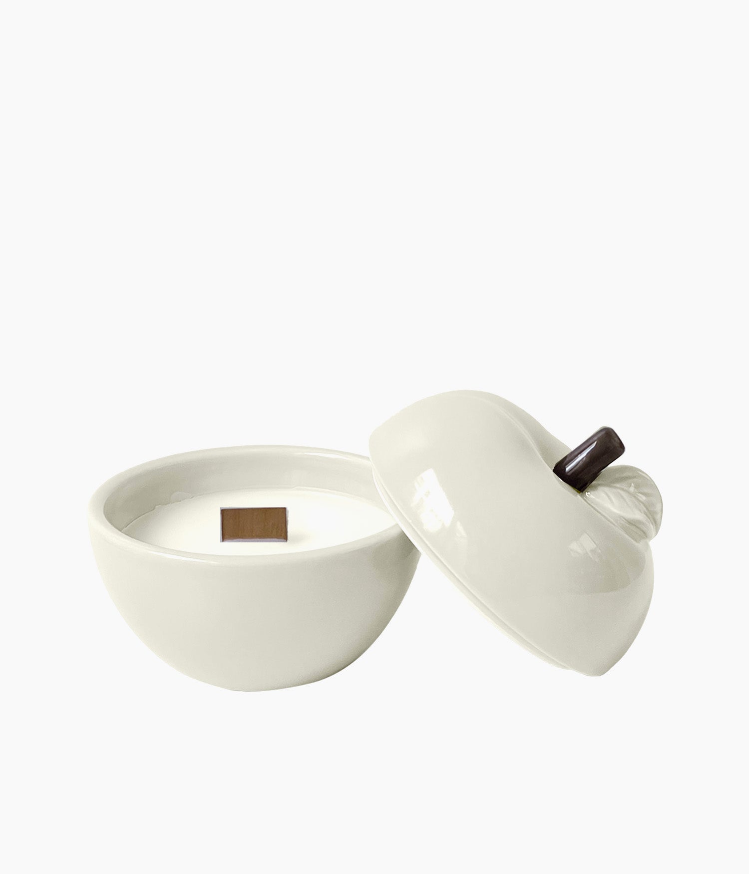 Bougie Pom&#39;Glow beige vanille