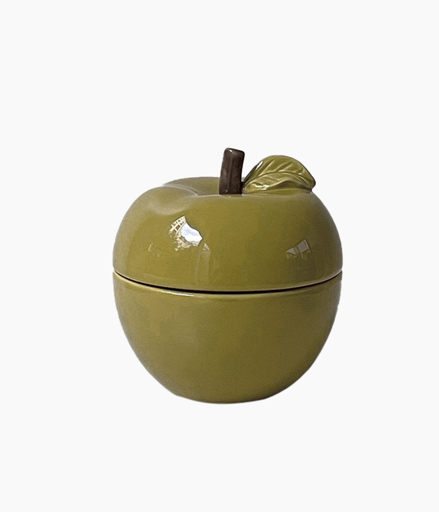 Bougie Pom&#39;Glow kaki vanille