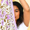GRAND FOULARD ANI - LILAS