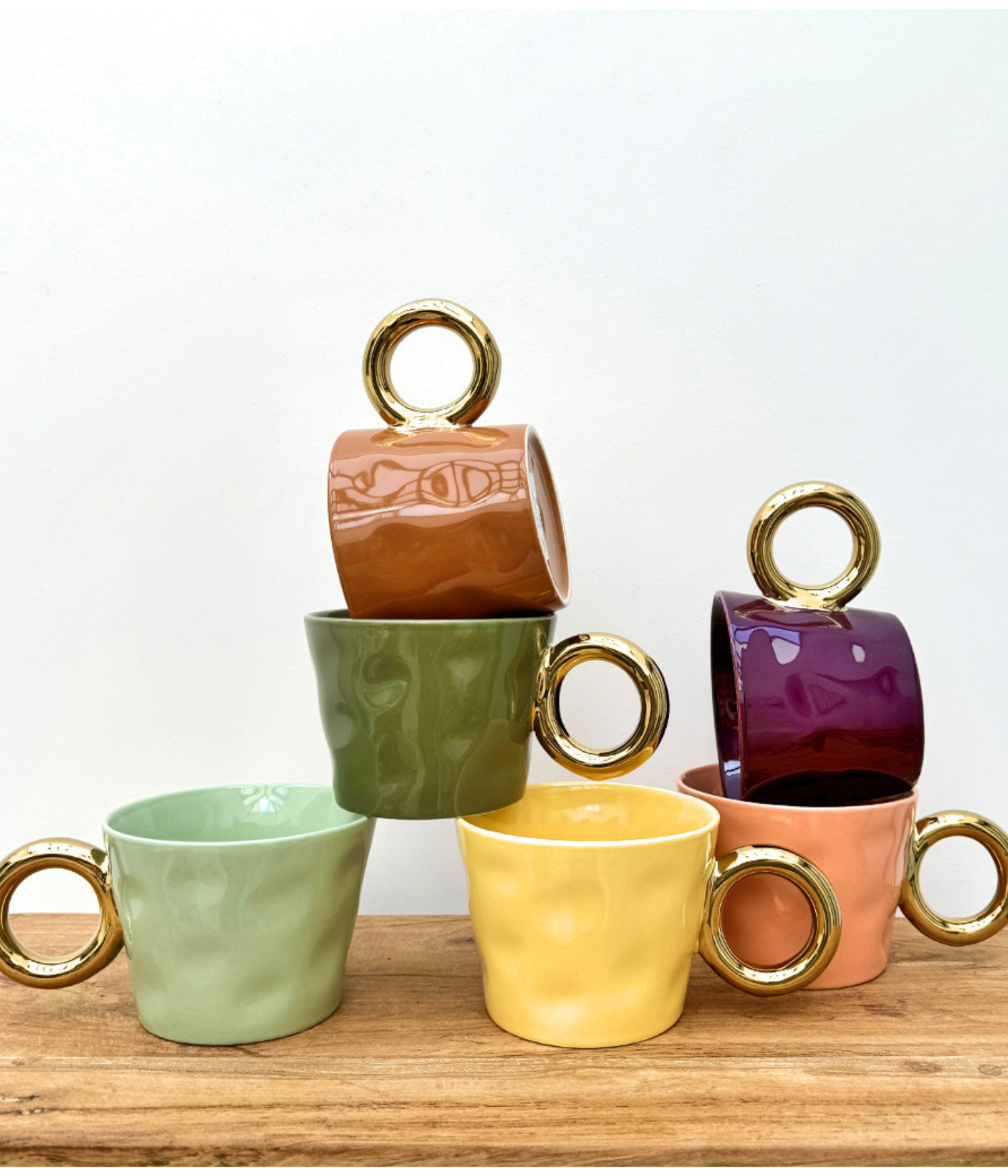 Set de 2 tasses matins calins taupe