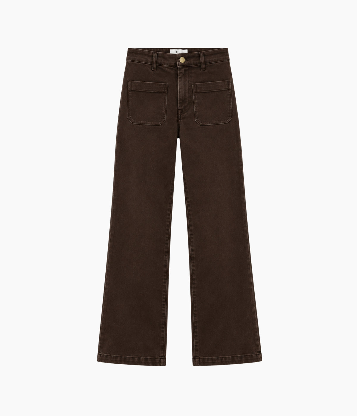 PANTALON FLARE SONNY - MARRON
