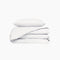 VENEZIA - SET HOUSSE DE COUETTE 140X200CM + 1 TAIE D’OREILLER - BLANC