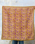GRAND FOULARD N°115 - CARAMEL