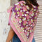 GRAND FOULARD PENELOPE - ROSE