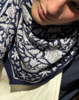 GRAND FOULARD ANTIOCHE - BLEU