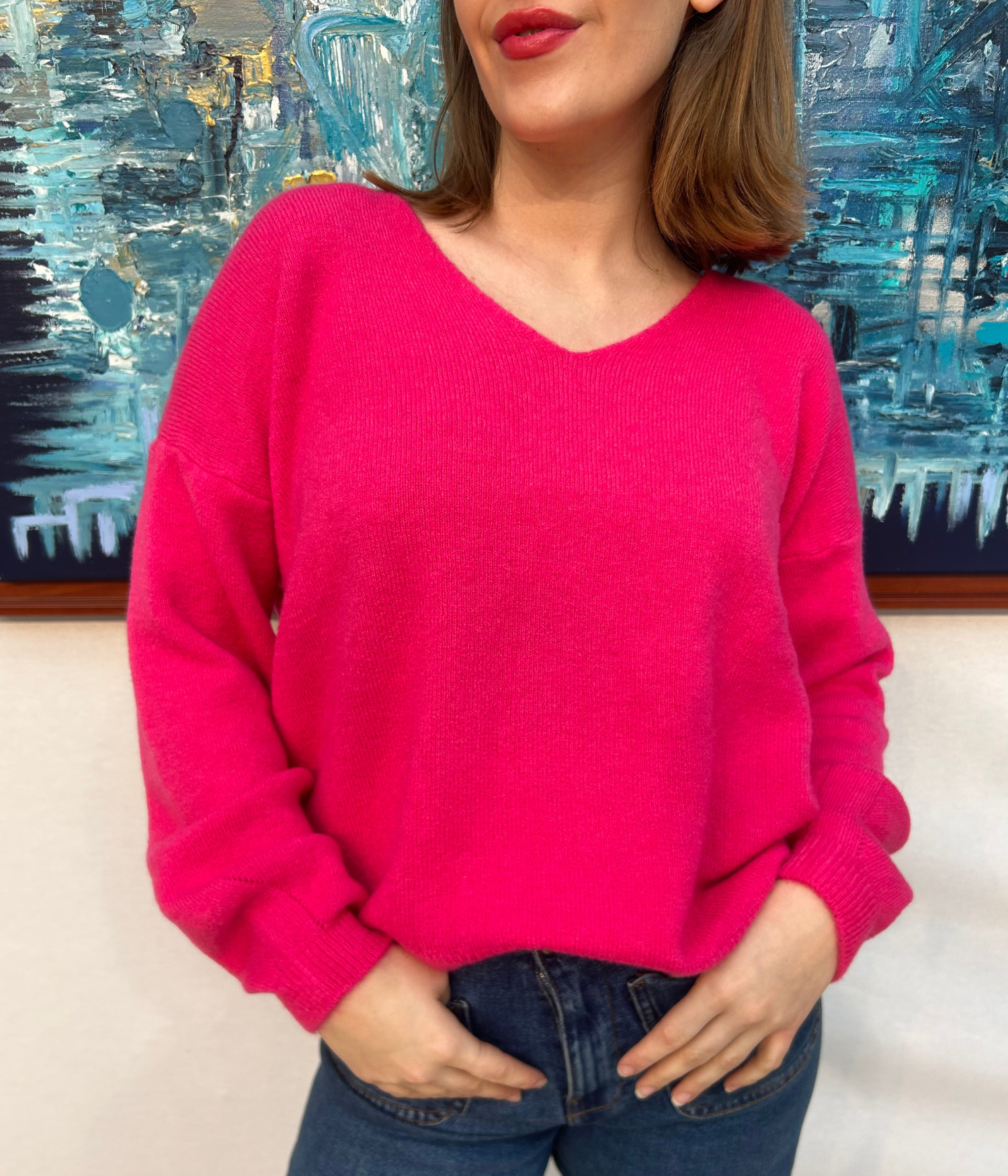 PULL DOUX- FUSCHIA