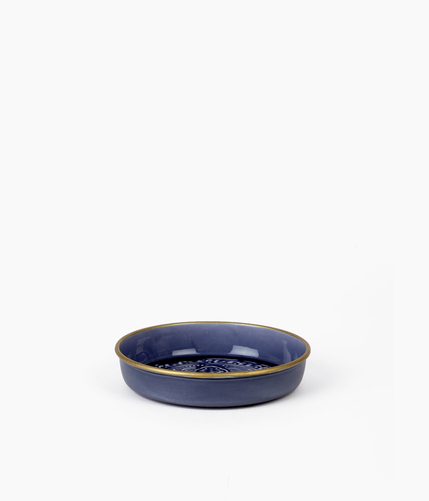 Mini plateau berbère en métal - Navy