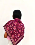 GRAND FOULARD THEODORA - BETTERAVE