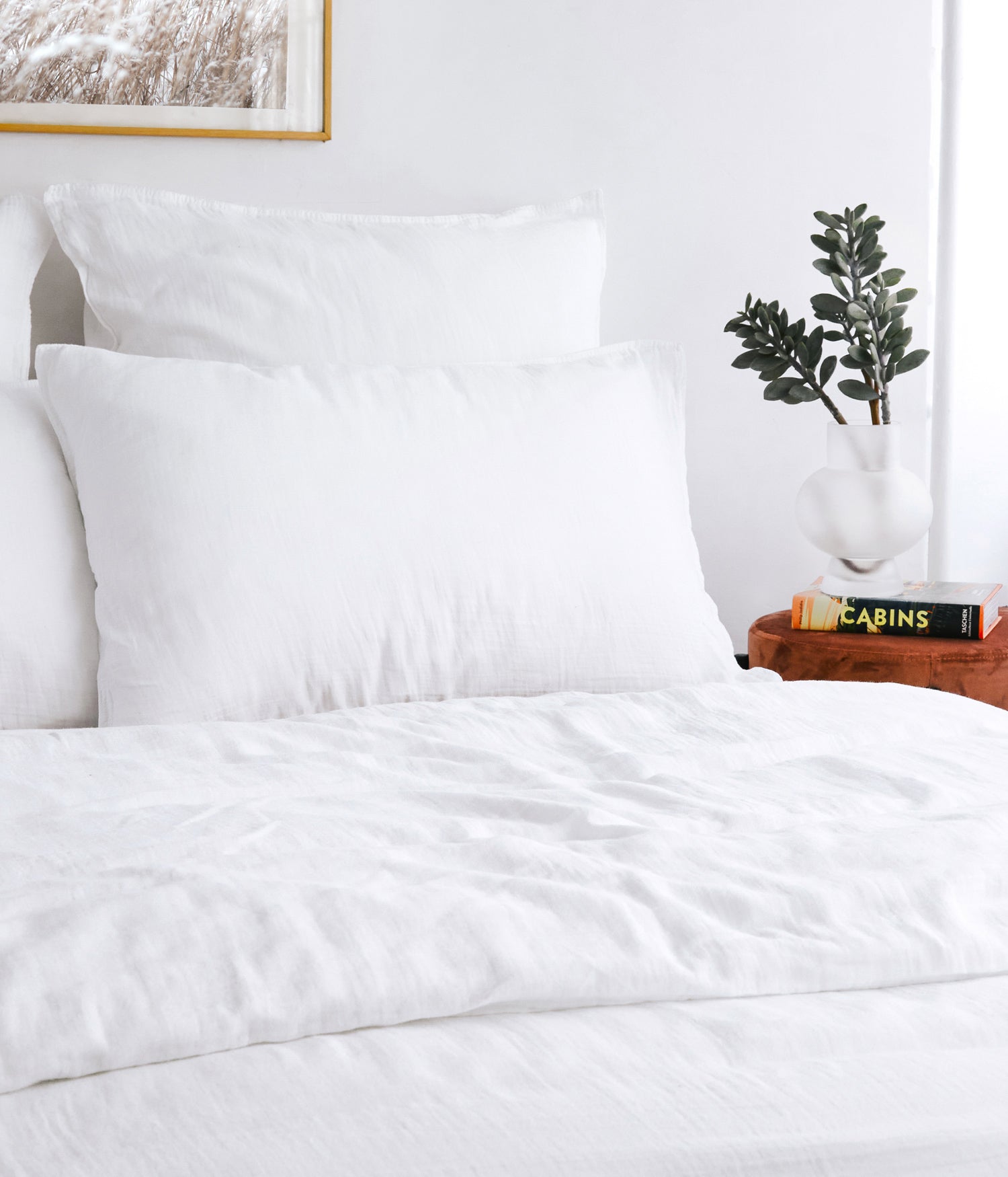 housse couette 240*220 blanc