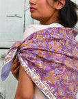 GRAND FOULARD TOTILA - PRUNE
