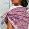 GRAND FOULARD TOTILA - PRUNE