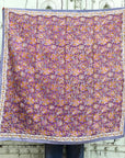 GRAND FOULARD TOTILA - PRUNE