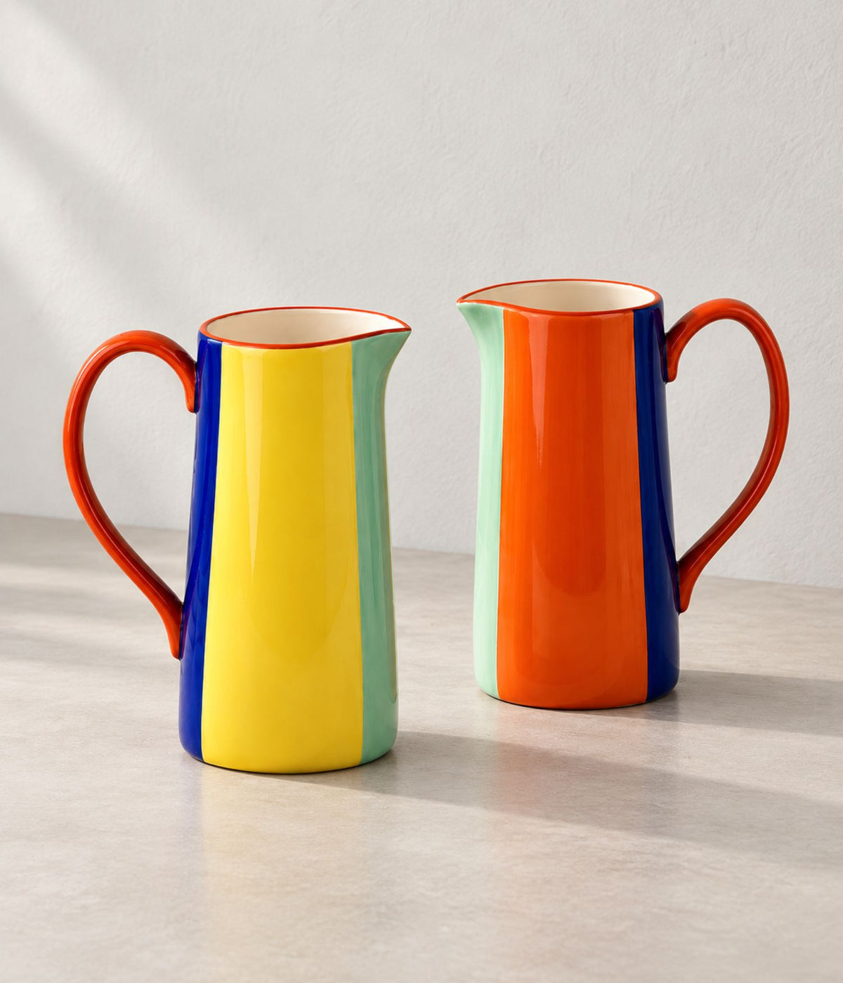 Carafe en Grès Colorée - Orange