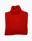 PULL ROULE EPAIS CACHEMIRE -  CHILI