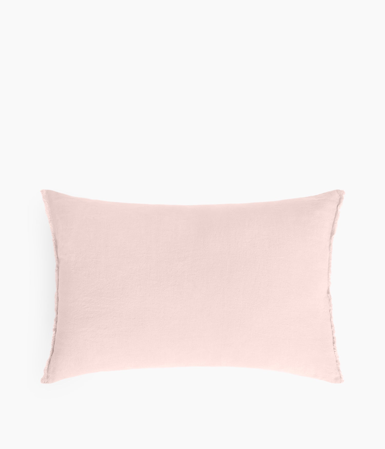 Housse de coussin 40 x 60 cm en Lin lavé - Poudre