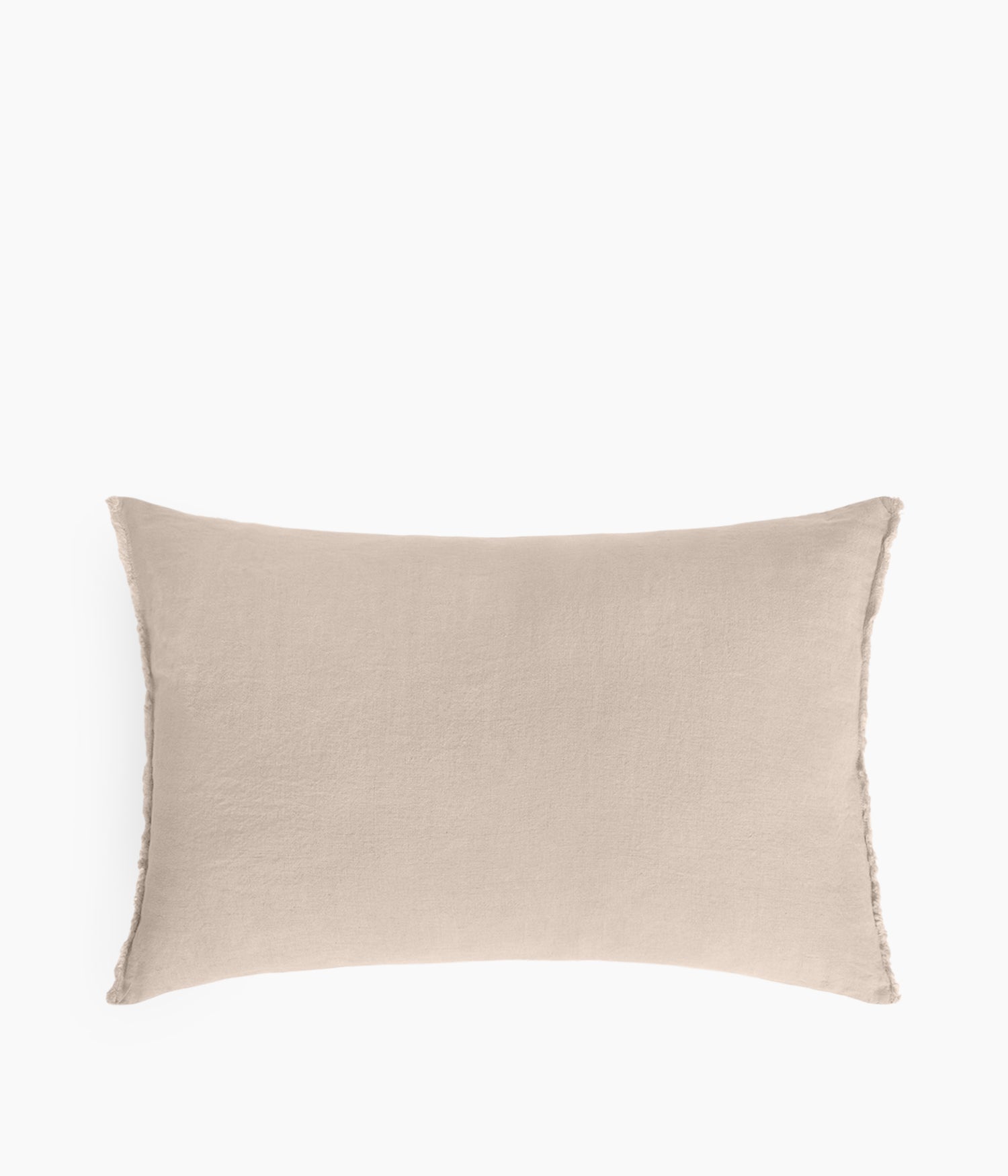 Housse de coussin 40 x 60 cm en Lin lavé - Naturel