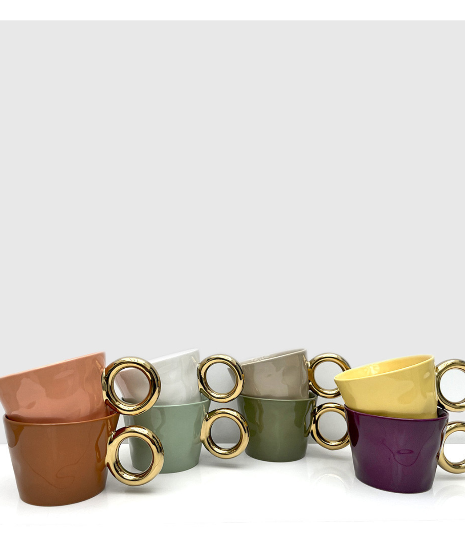 Set de 2 tasses matins calins taupe