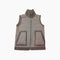 GILET REVERSIBLE- TAUPE