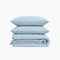HOUSSE DE COUETTE LERIA 260x240 CM - CIEL