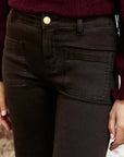 PANTALON FLARE SONNY - MARRON