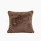 HOUSSE DE COUSSIN CHAMONIX 45X45CM - CHATAIGNE