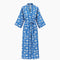 KIMONO KIRIA FLORAL BLEU