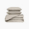 VENEZIA - SET HOUSSE DE COUETTE 260X240CM + 2 TAIES D’OREILLER 63X63 CM - LIN