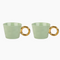 Set de 2 tasses matins calins matcha