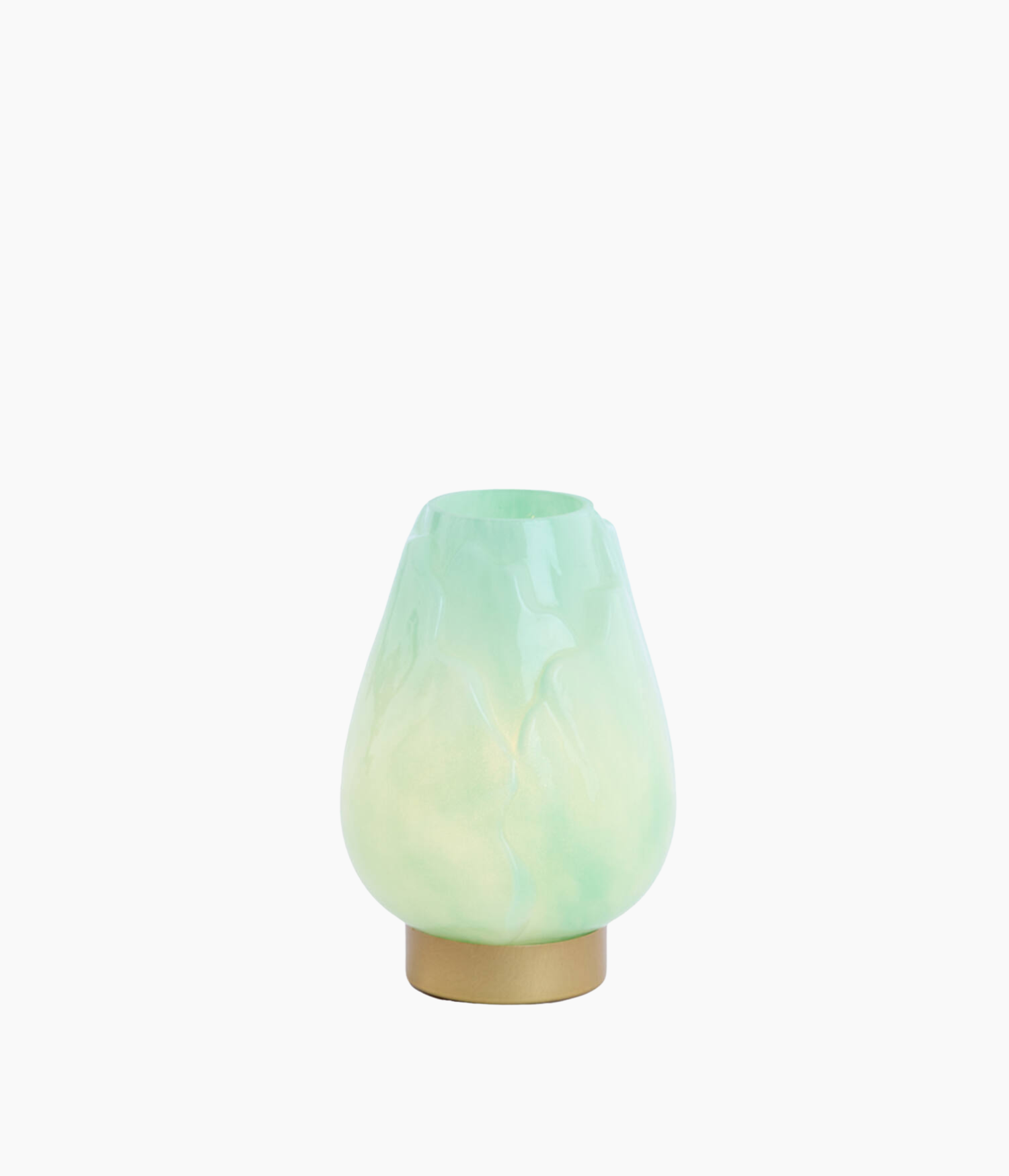 GINNY  - Lampe de table LED Ø13x19,5cm - Menthe mat+or