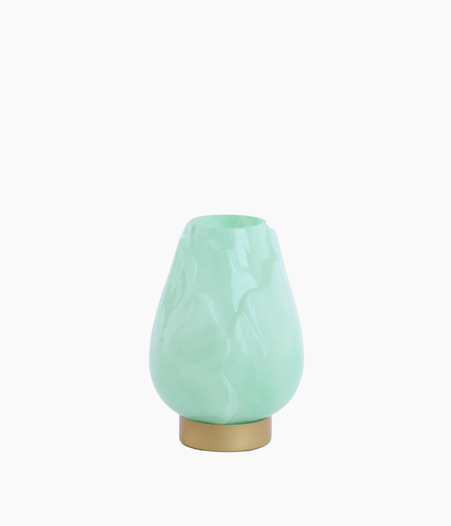 GINNY  - Lampe de table LED Ø13x19,5cm - Menthe mat+or