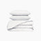 VENEZIA - SET HOUSSE DE COUETTE 240X220CM + 2 TAIES D’OREILLER - BLANC