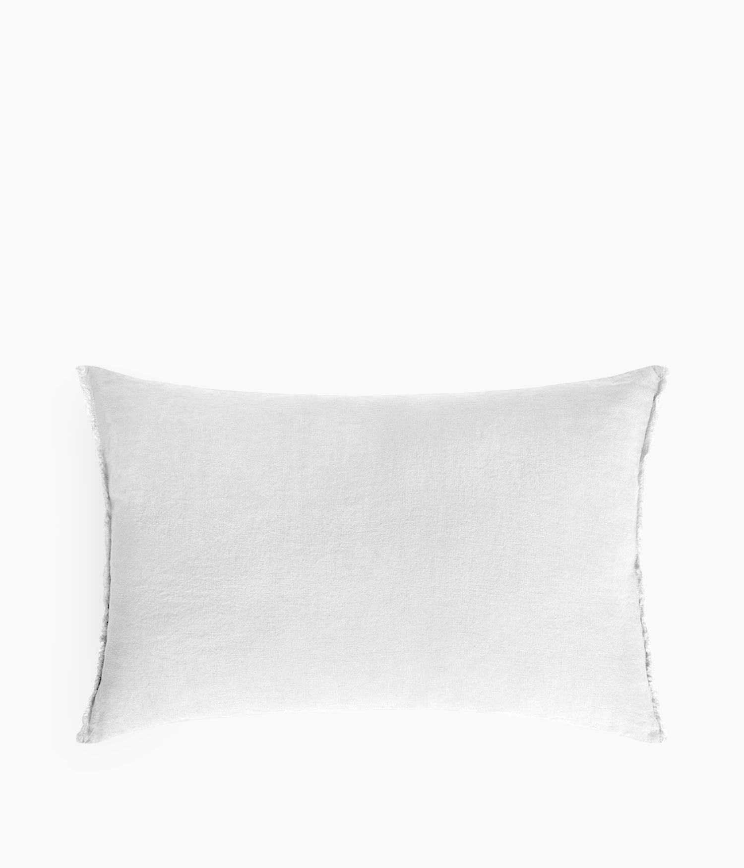 Housse de coussin 40 x 60 cm en Lin lavé - Blanc