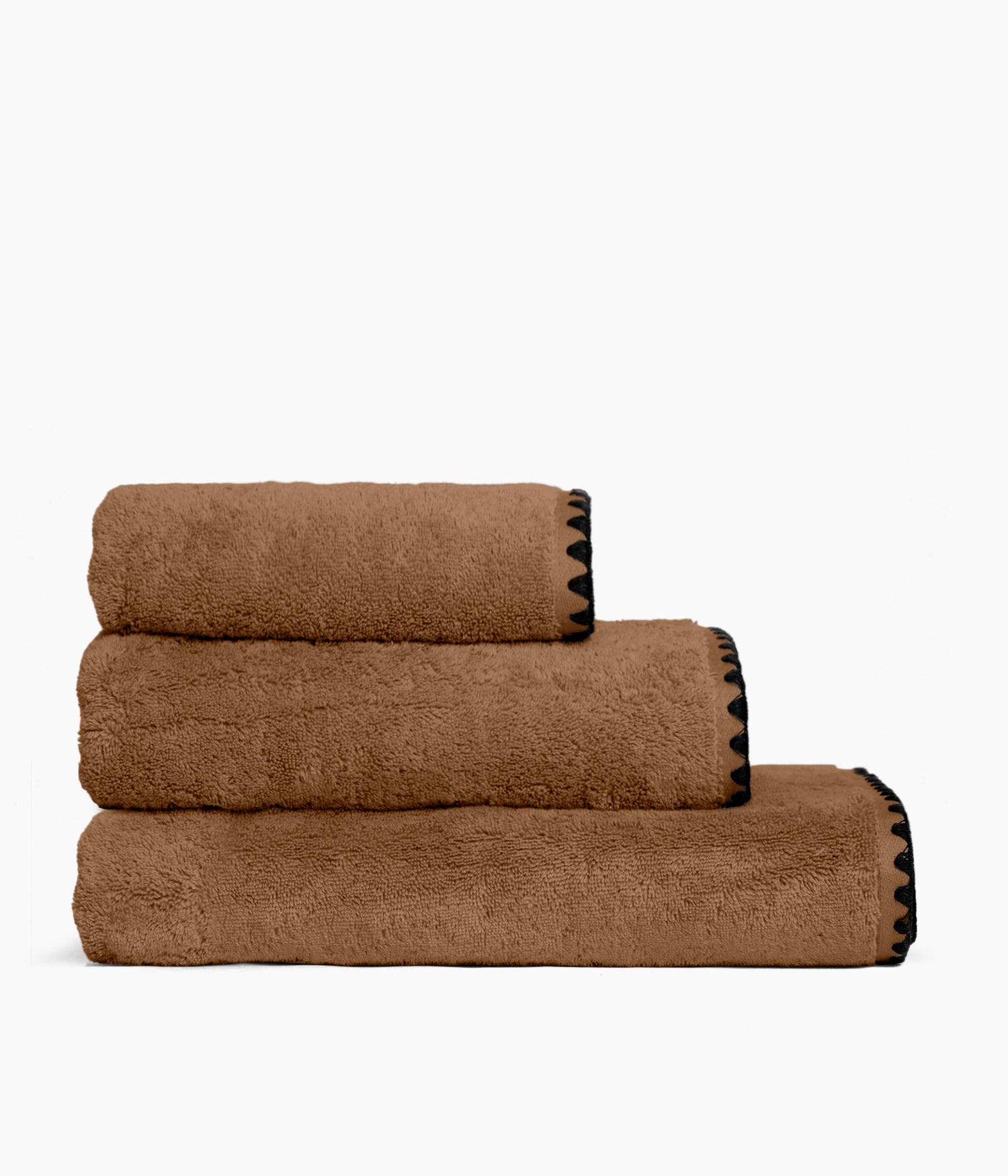 Drap de bain 90 x 140 cm en Coton - Tabac