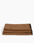 Gant de toilette en Coton 15 x 21 cm - Tabac