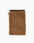 Gant de toilette en Coton 15 x 21 cm en Coton - Tabac