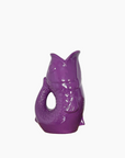 Vase ceramic Poisson pm violet L8,2 P5 H12cm