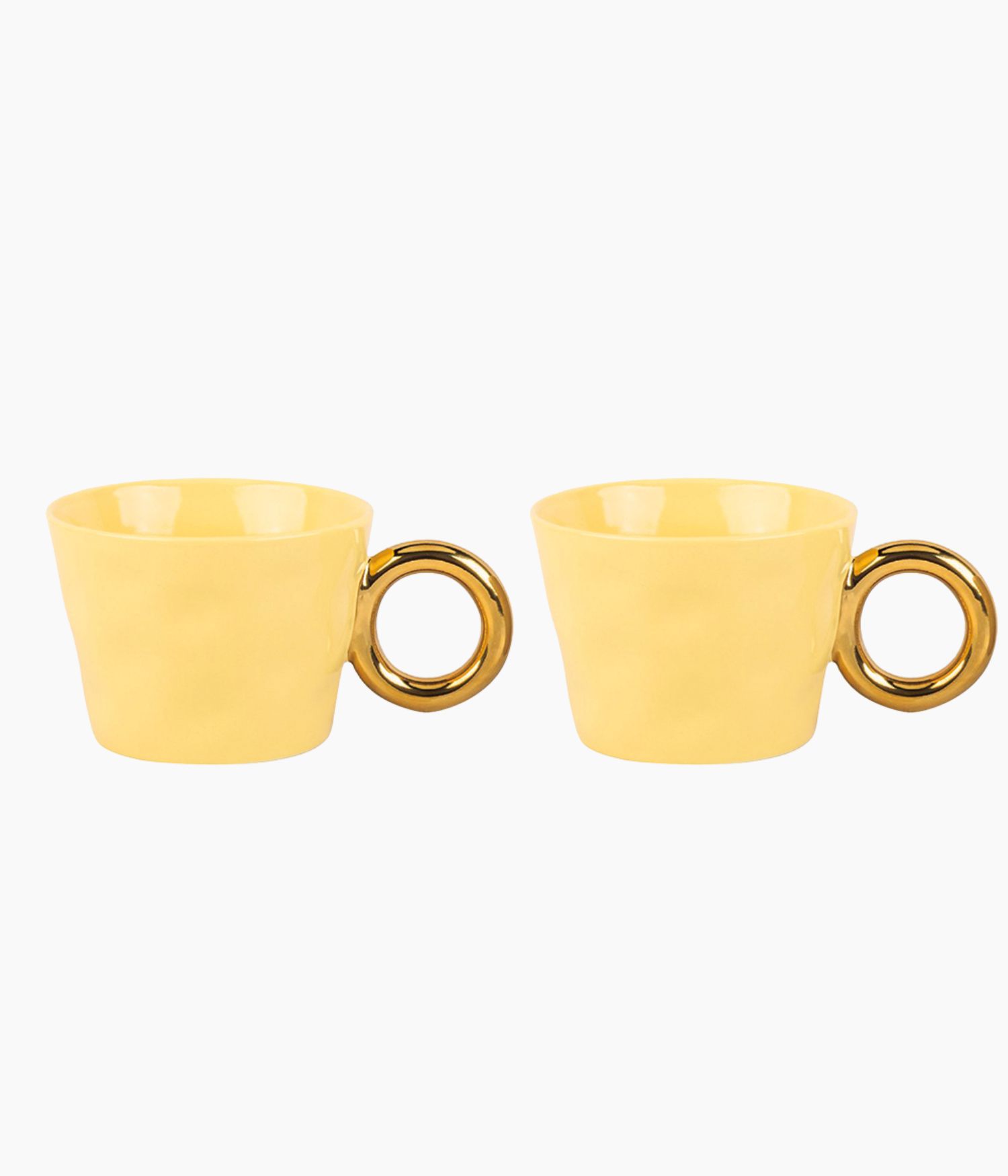 Set de 2 tasses matins calins jaune