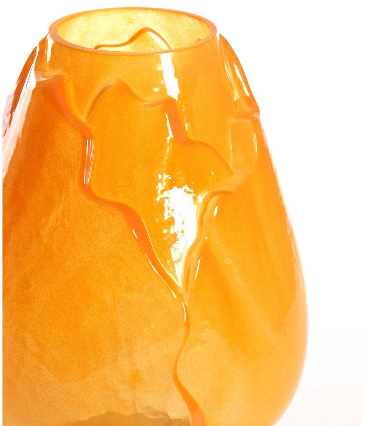 GINNY  - Lampe de table LED Ø13x19,5cm - ocr jaune lait+or