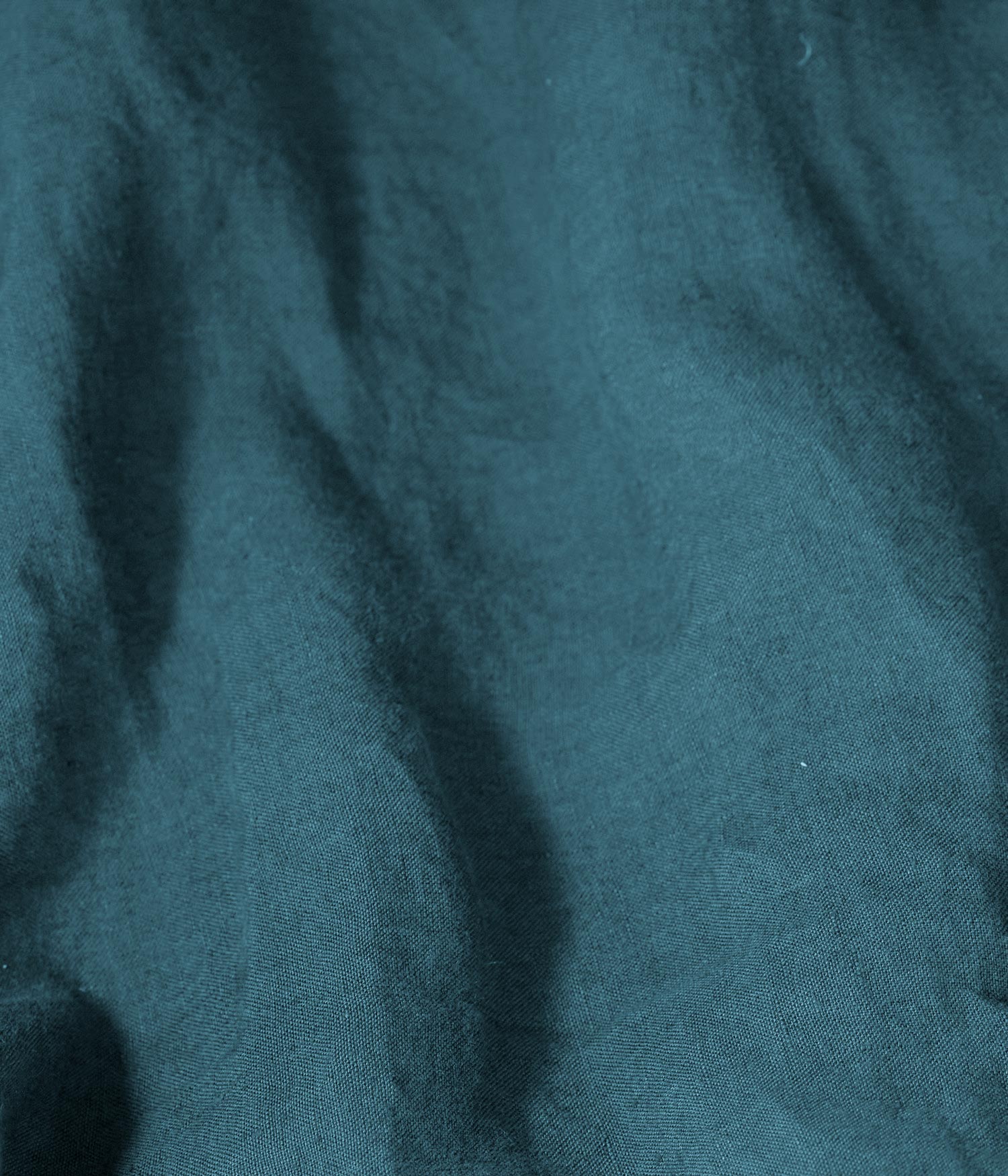 Housse de couette 260 x 240 cm en Lin lavé - Bleu de prusse