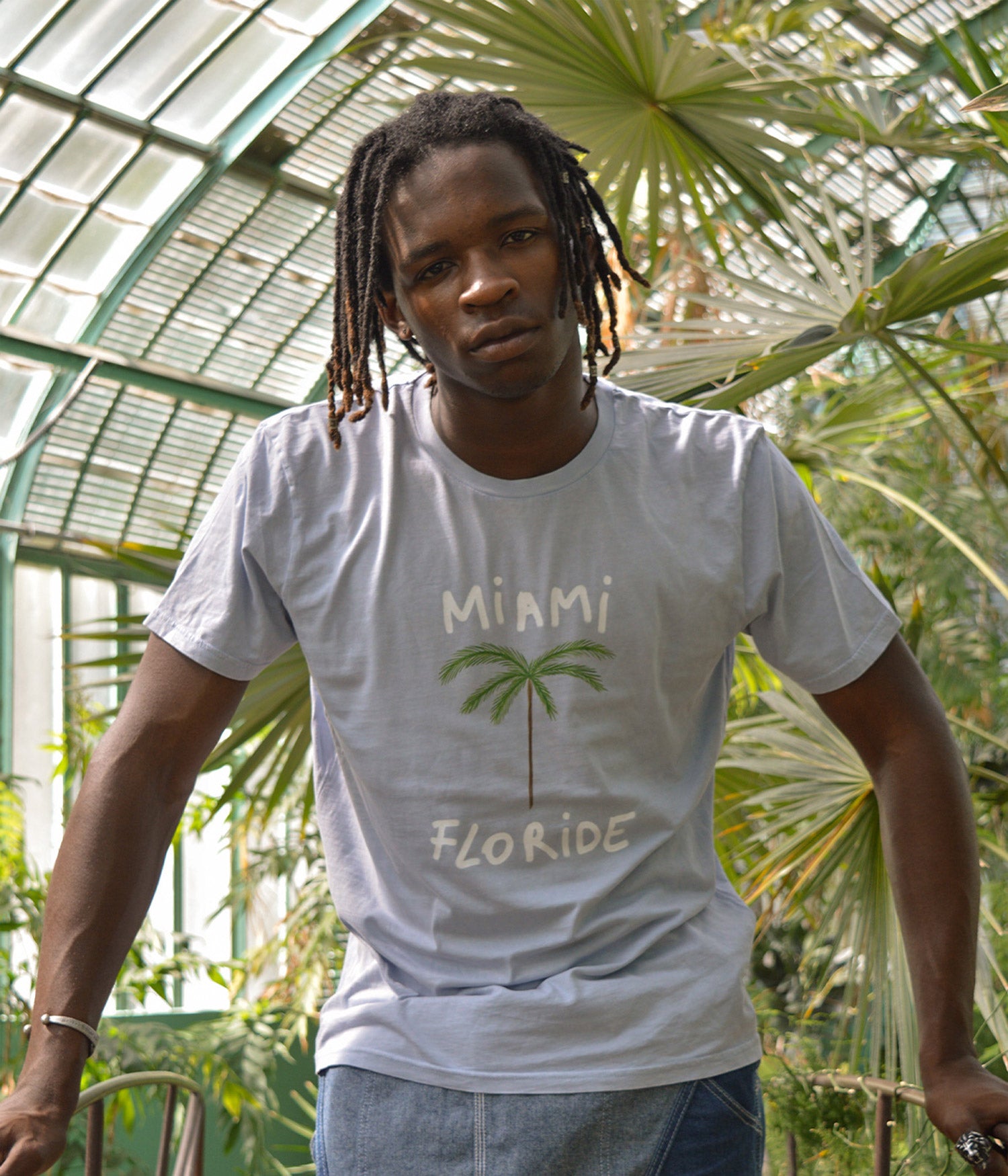 tee-shirt Miami Bleu