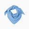 FOULARD TRIANGLE UNI - BLEU CIEL