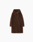 MANTEAU CAPUCHE -CHOCO Reversible