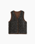 GILET- CARRE CAFE